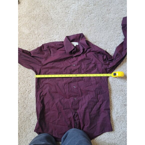 Pronto Uomo‎ Men's Size 15 22/23 Long Sleeve Shirt Formal French Cuffed Cotton - Picture 3 of 5